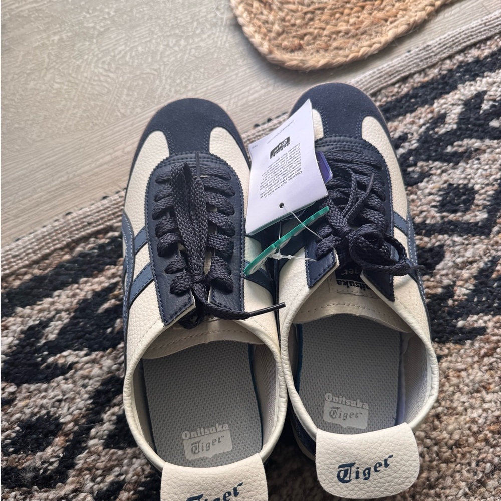 Onitsuka Tiger by Asics Navy and White Sneakers